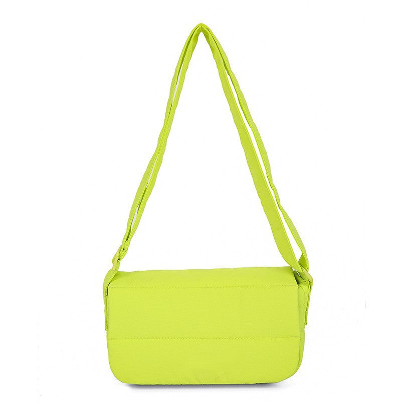 Fashion Quilted Messenger Bag Women's Simple and Practical Daily Shoulder Small Square Bag
