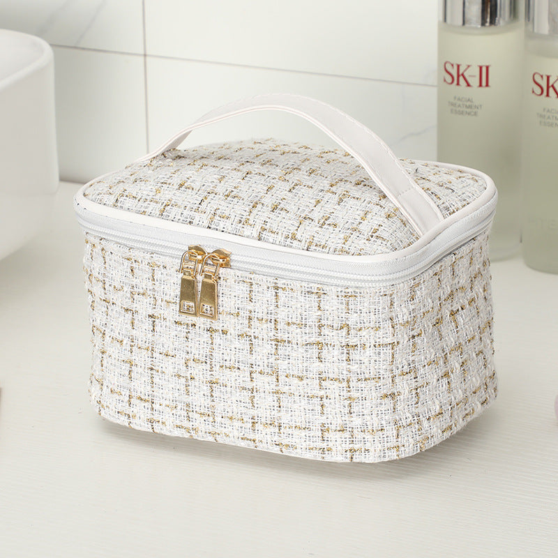 Women's Portable Large Capacity Cosmetic Bag Travel Toiletry Storage Artifact Simple Fashion Good-looking Multifunction Storage Bag
