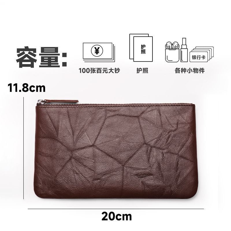 Retro Style PU Leather Wallet with Large Capacity for Cash, Passport and Cards - Soft & Lightweight Design