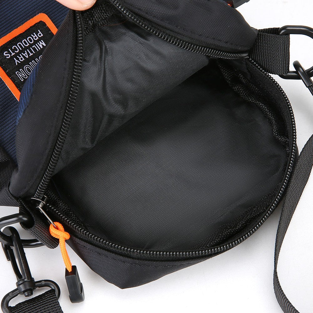 Men's Fashion Messenger Bag Outdoor Travel Multifunctional Shoulder Bag Expansion Design Trendy Backpack