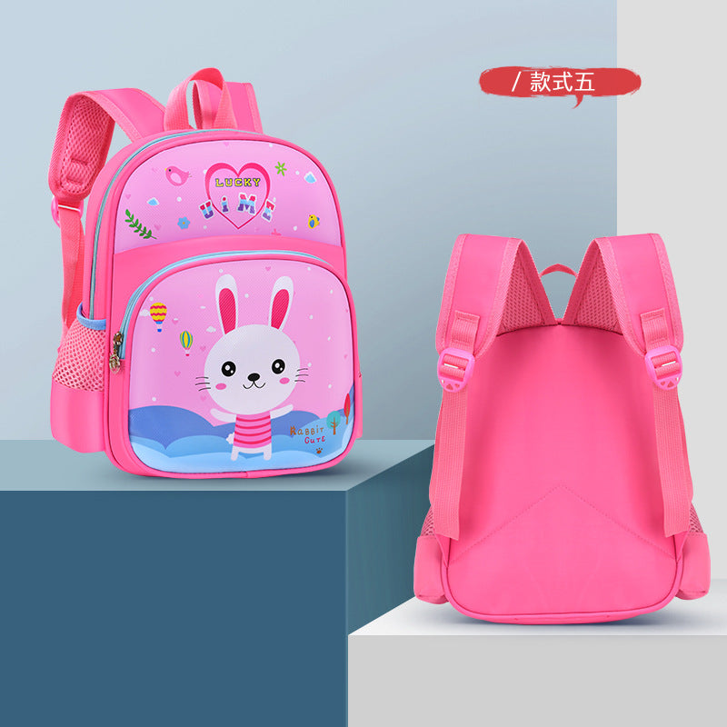 Cute Cartoon Stitch Kids Backpack for Kindergarten and School, Breathable and Waterproof Design with Thick Shoulder Straps