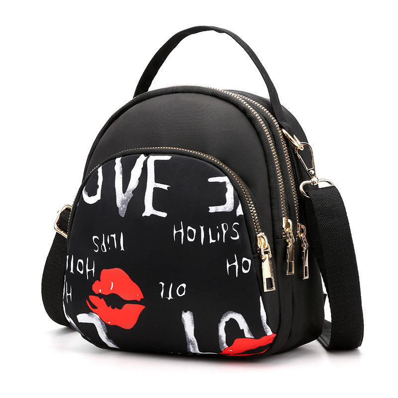 Women's Bag New Casual Korean Multi-Purpose Shoulder Bag Mini Double Backpack