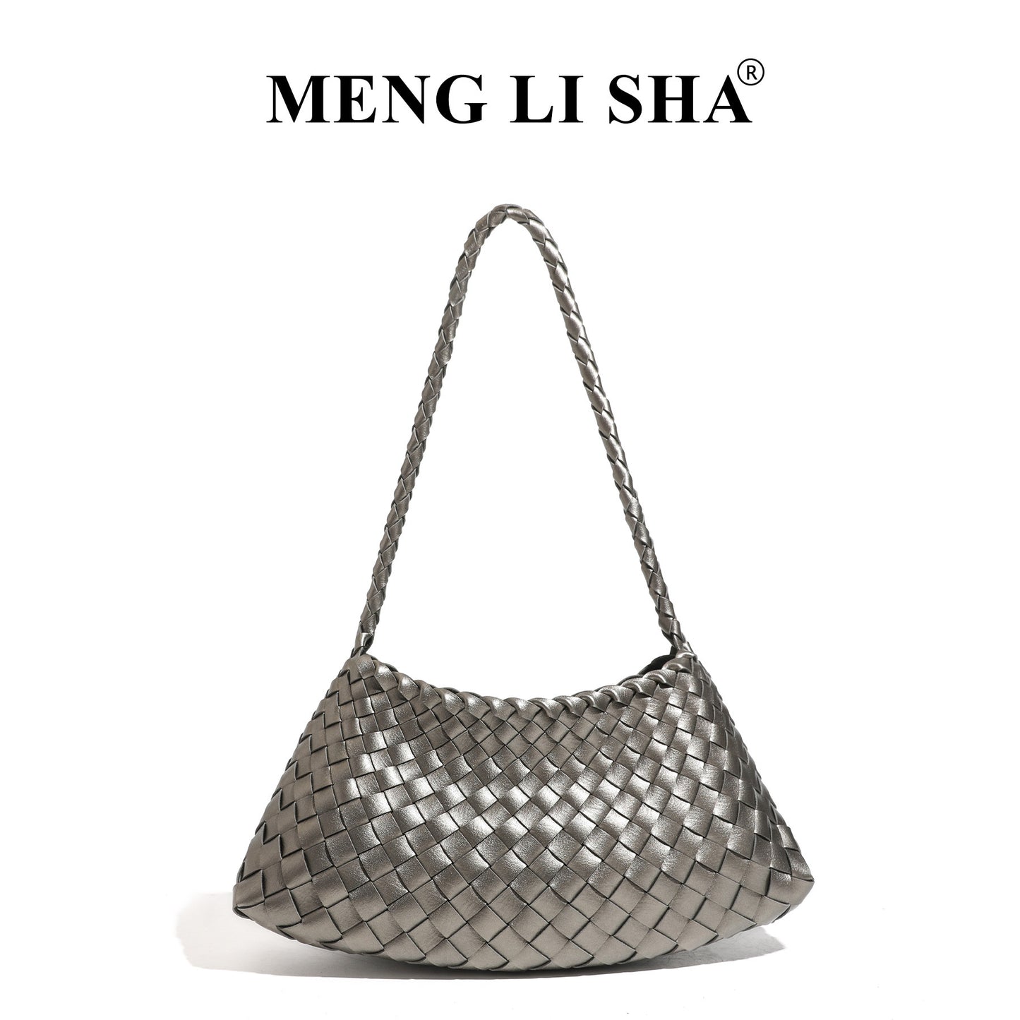 Popular Hand-Woven Bag Women's Fashion Retro Portable Vegetable Basket Bag All-Match Underarm One Shoulder Combination Bags