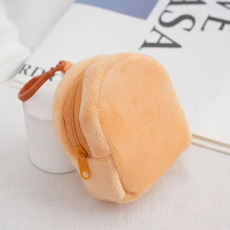 Cute Pacha Dog Mini Coin Purse Headset Storage Bag Couple Keychain Schoolbag Pendant Plush Doll Gift