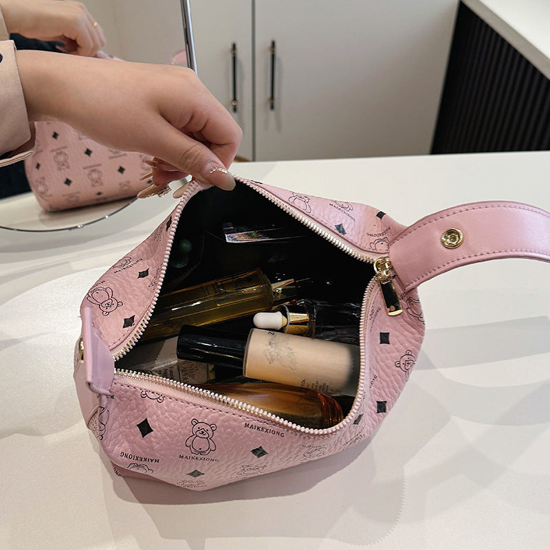 Cosmetic Bag Simple Large Capacity Portable Portable Business Trip Lazy Cosmetics Storage Bag Waterproof Wash Bag