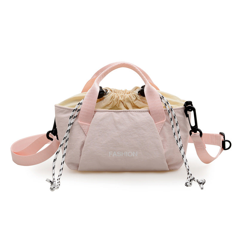 Sports Outdoor Mountaineering Bag Fashionable Lightweight Casual Nylon Drawstring Waterproof Crossbody Bag Commute Minimalist Women's Bag