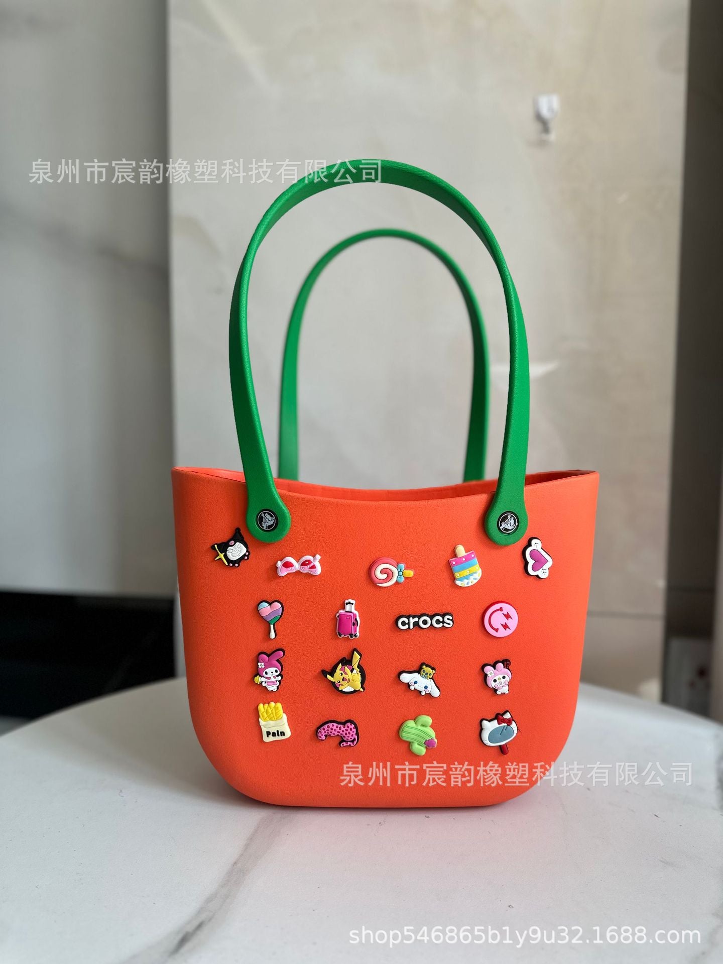 Hot Selling Beach Storage Bag Multi-Color Hole Basket Eva Bag Portable Basket Rubber