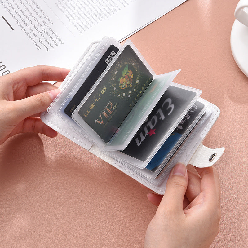New Cute Cartoon KT Card Holder Certificate Protective Cover Small Card Holder Hot Sale Anti-Degaussing Multiple Card Slots Storage Bag