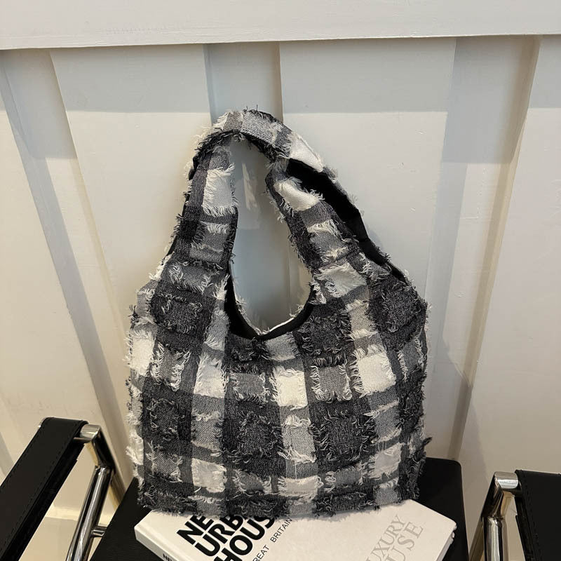 Tote Bag Women's New Western Style Fashion Individual Casual Beautiful Shoulder Crossbody Underarm Bag