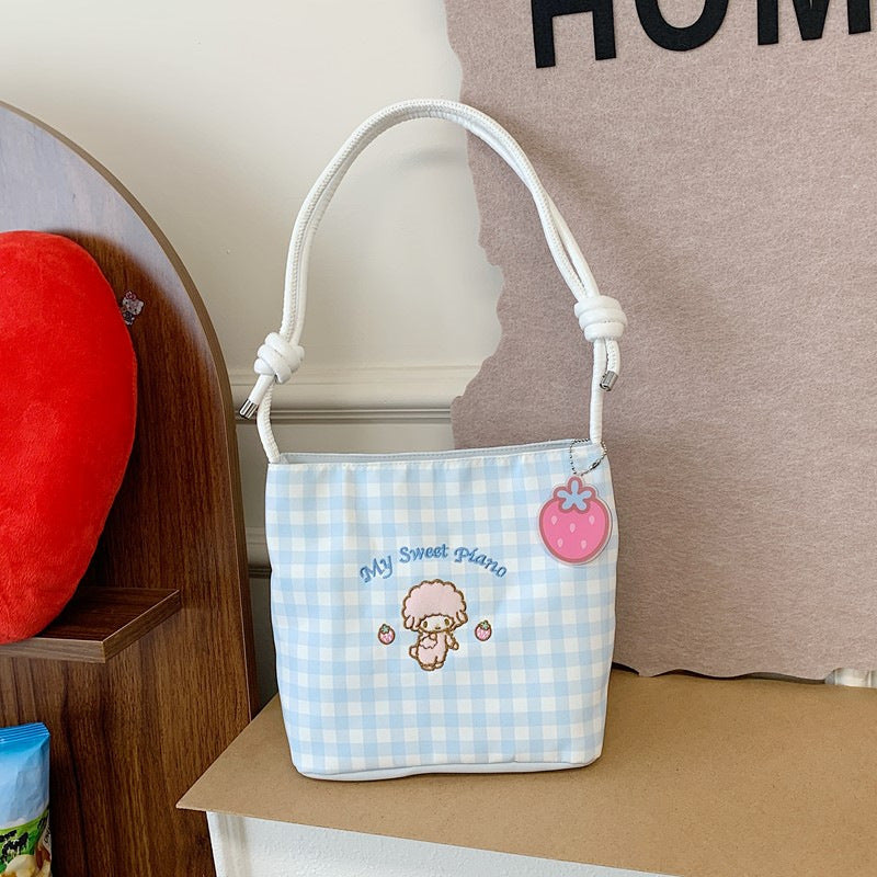 Women's Cross-Body Bag New Fashion All-Match Shoulder Bag Large Capacity Leisure Commute Student Handbag