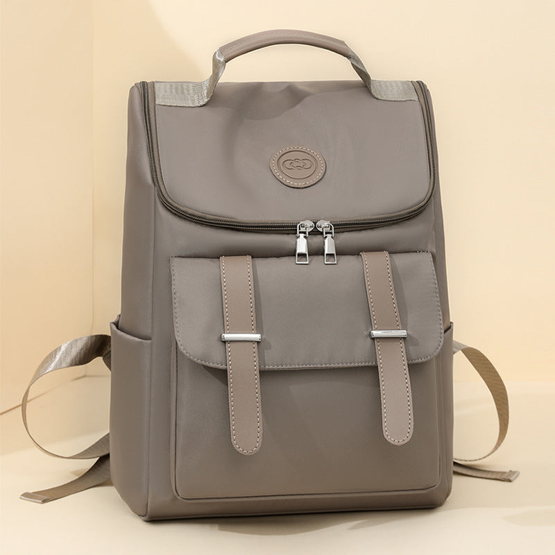 Fashionable Waterproof Backpack for Women with Large Capacity, Anti-Theft Design and Stylish Minimalist Look