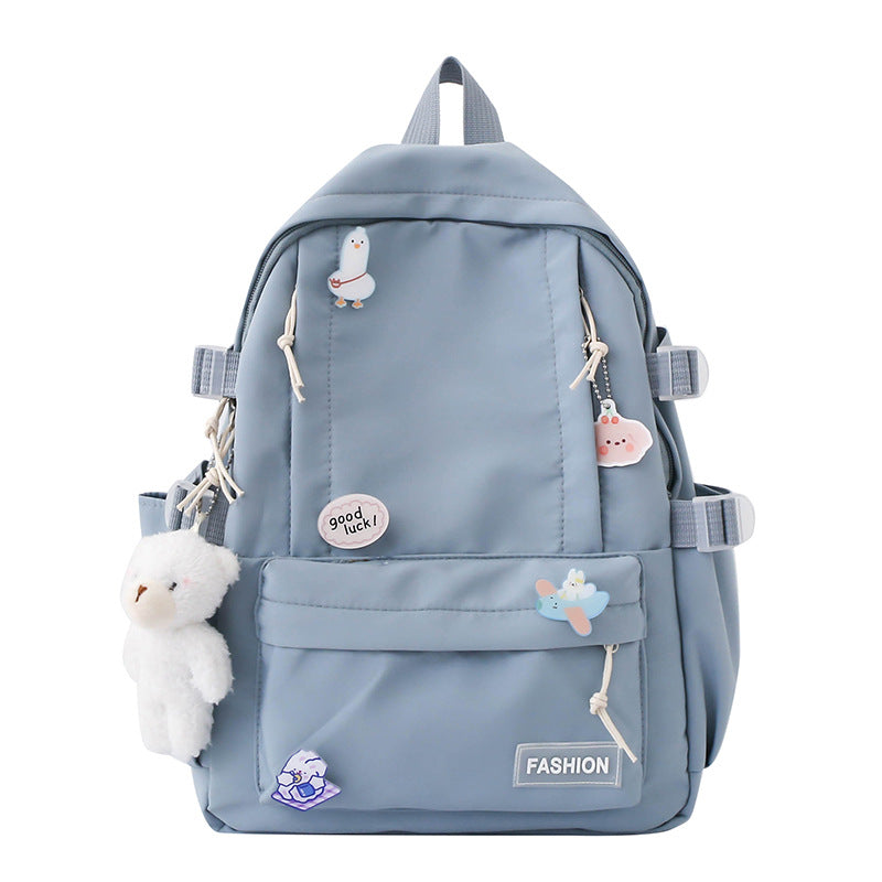 Cute Fashion Backpack Lightweight and Large Capacity Daily Commuter Learning Backpack