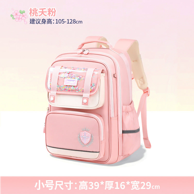 2026 New Kids Backpack for Grades 1-6, Lightweight & Ergonomic Design with Large Capacity, Breathable and Waterproof Oxford Fabric, British Style School Bag with Pencil Case and Study Bag Set