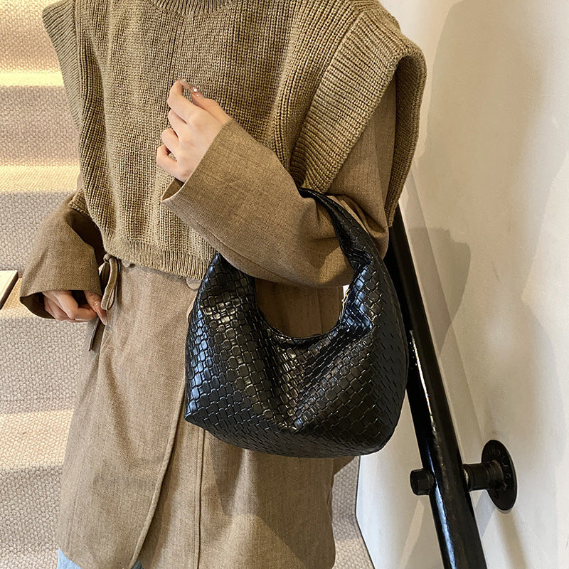 Underarm Bag Women's Fashion New Portable Personality European and American Style Bag Western Style Leisure Shoulder Bag