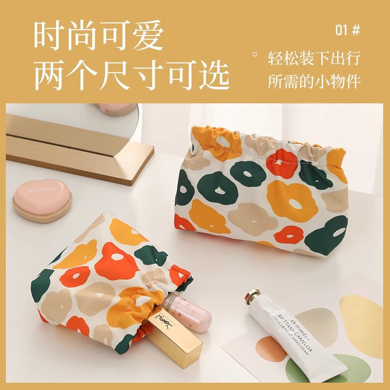 Storage Bag Waterproof Shrapnel Lipstick Cosmetic Bag Change Portable Shrapnel Bag Small Automatic Closing