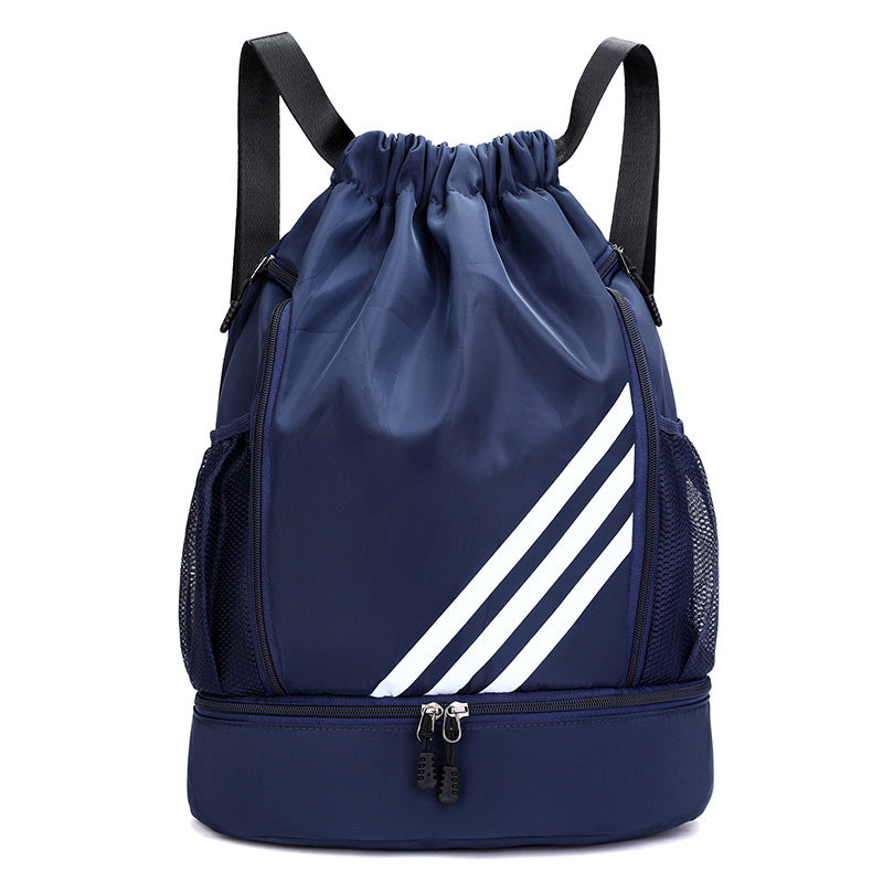 Backpack Men's and Women's Outdoor Drawstring Bundle Buggy Bag Basketball Training Sports Travel Large Capacity Lightweight Backpack