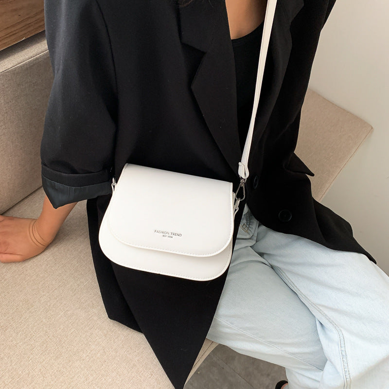 2025 New Fashion Trend Mini Crossbody Bag for Women, Soft PU Leather with Zipper Pocket and Snap Closure, Stylish Daily Accessory