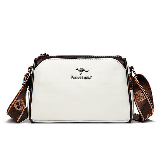 Trendy Women's Bag New Retro Double-Sided Pillow Bag Light Luxury Shoulder Messenger Bag