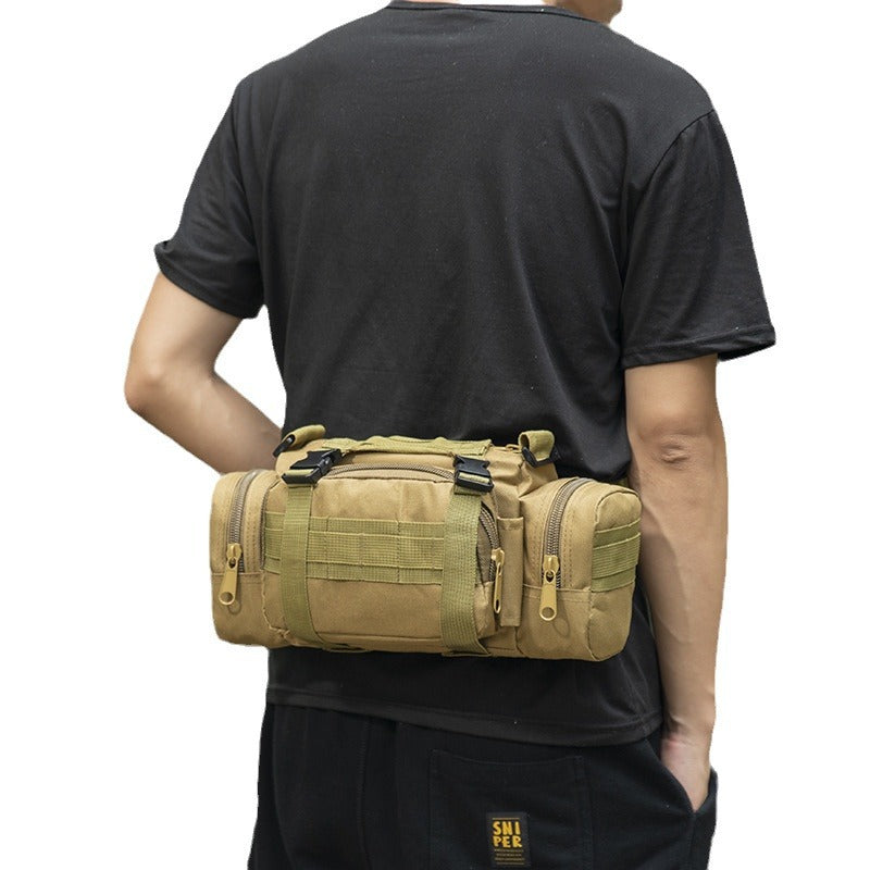 Multi-Functional Outdoor Tactical Waist Bag with Waterproof & Durable Oxford Fabric for Hiking, Fishing, Running, and Photography