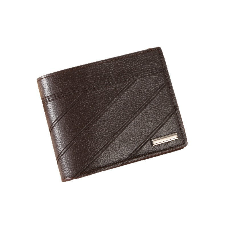 Men's Short Chic Wallet Card Holder Lightweight Expansion Design