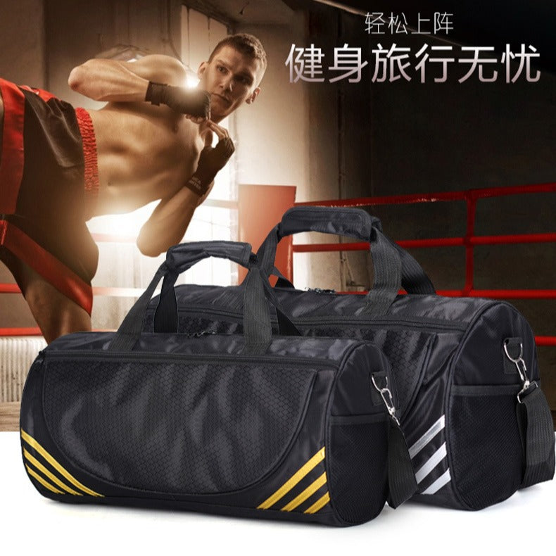 Sports Bag Men's Swimming Fitness Travel One Shoulder Bag Luggage Bag Yoga Taekwondo Bucket Bag