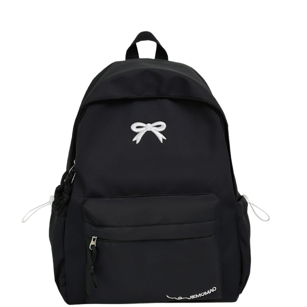 Japanese Style Ins Student Backpack for Girls, Simple Campus Fashion Dual Shoulder Bag with Bow Design and Comfortable Padding