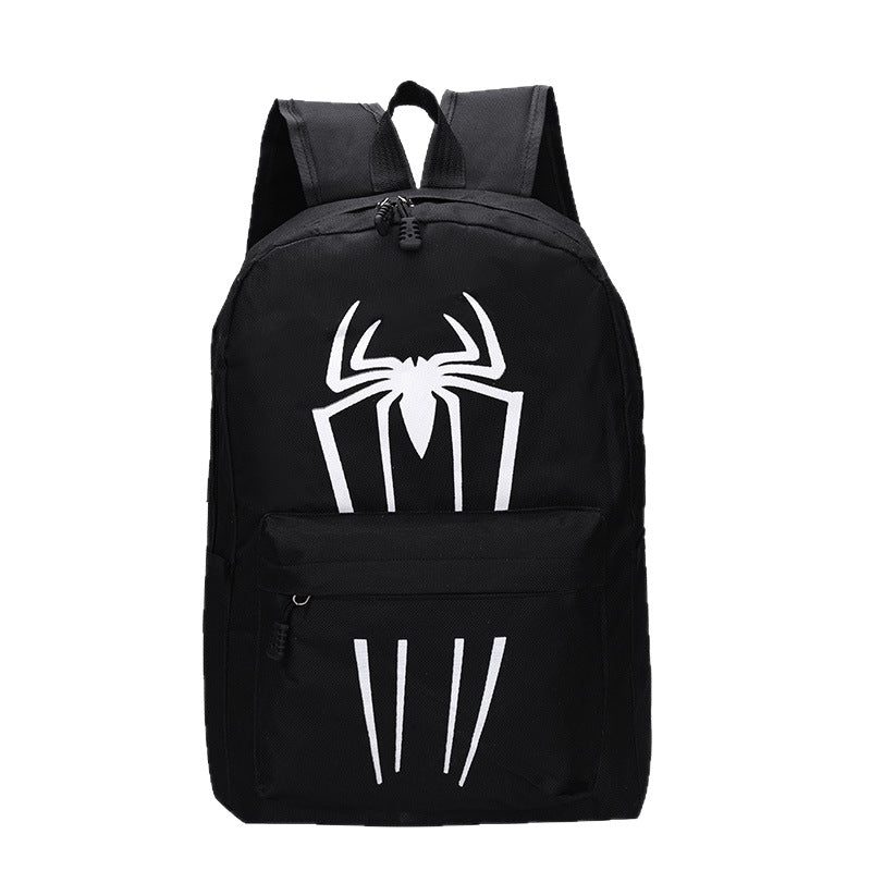 Spider-Man Inspired Backpack for Teens and Students - Stylish, Lightweight, Reflective Design for School and Travel