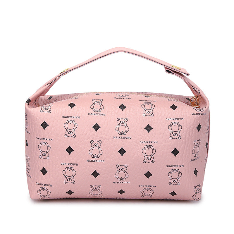 Cosmetic Bag Simple Large Capacity Portable Portable Business Trip Lazy Cosmetics Storage Bag Waterproof Wash Bag
