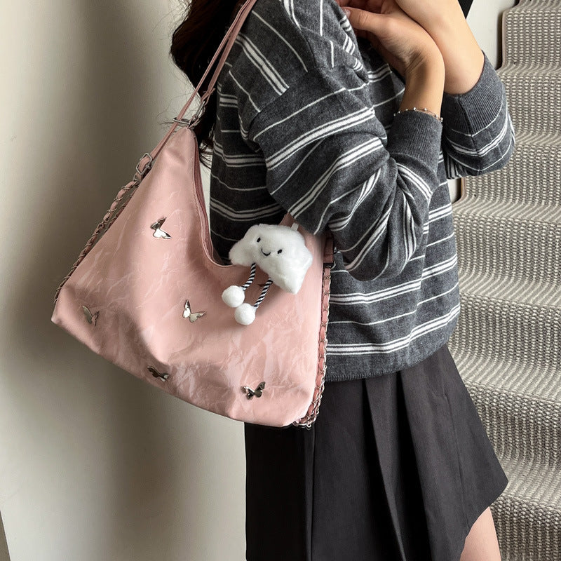 Large Capacity Women's Backpack New Multi-Functional Commuter Shoulders and One Shoulder Crossbody Bag