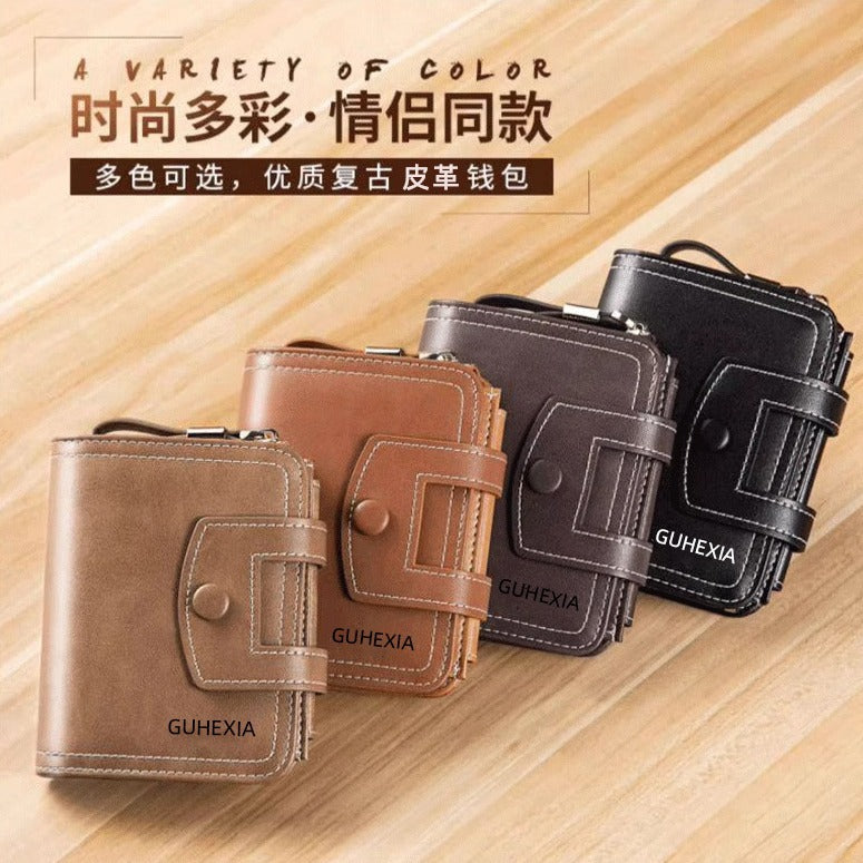 Good-looking Men's Short Wallet New Simple Driver's License Wallet Fashion Brand Youth Wallet