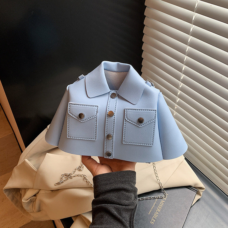 Niche Personality Design Shoulder Bag New Candy Color Fashion Shirt Bag Women's Chain Crossbody Small Square Bag