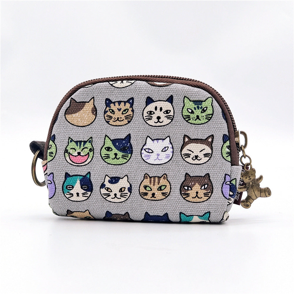New Coin Purse Shell Small Cloth Bag Cute Girl Small Wallet Japanese Small Bag Coin Storage Bag