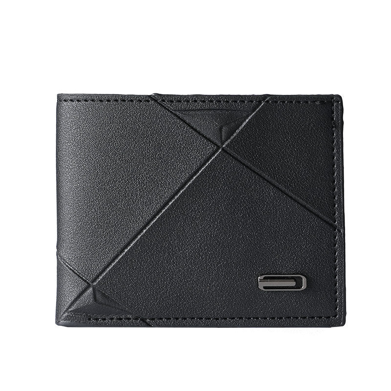 New Men's Wallet Short Multiple Card Slots Fashion Leisure Wallet Thin