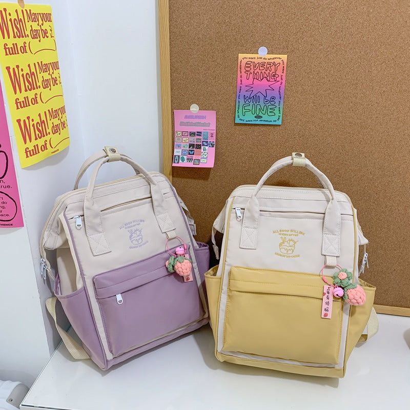 Mori Style Partysu Backpack Women's Cute Schoolbag Waterproof and Hard-Wearing Everyday Joker Student Backpack
