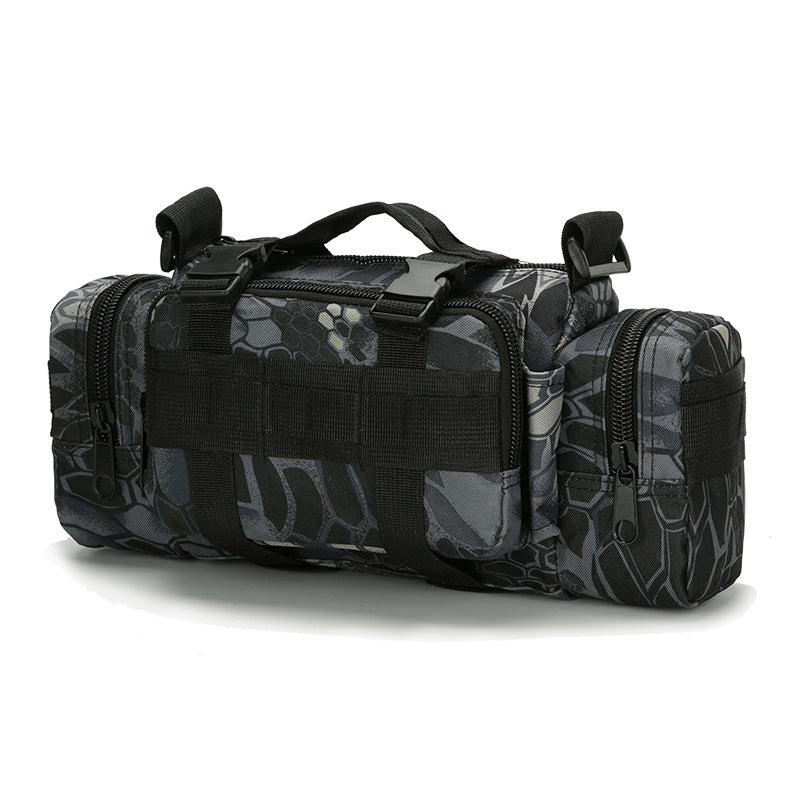 Multi-Functional Outdoor Tactical Waist Bag with Waterproof & Durable Oxford Fabric for Hiking, Fishing, Running, and Photography