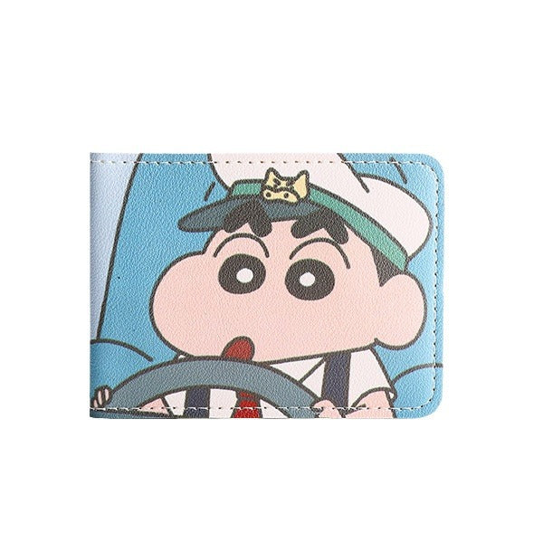 Crayon Xiaoxin Driving License Protective Cover Two-in-One Driving License Motor Vehicle Driver's License Leather Cover Good-looking Card Holder