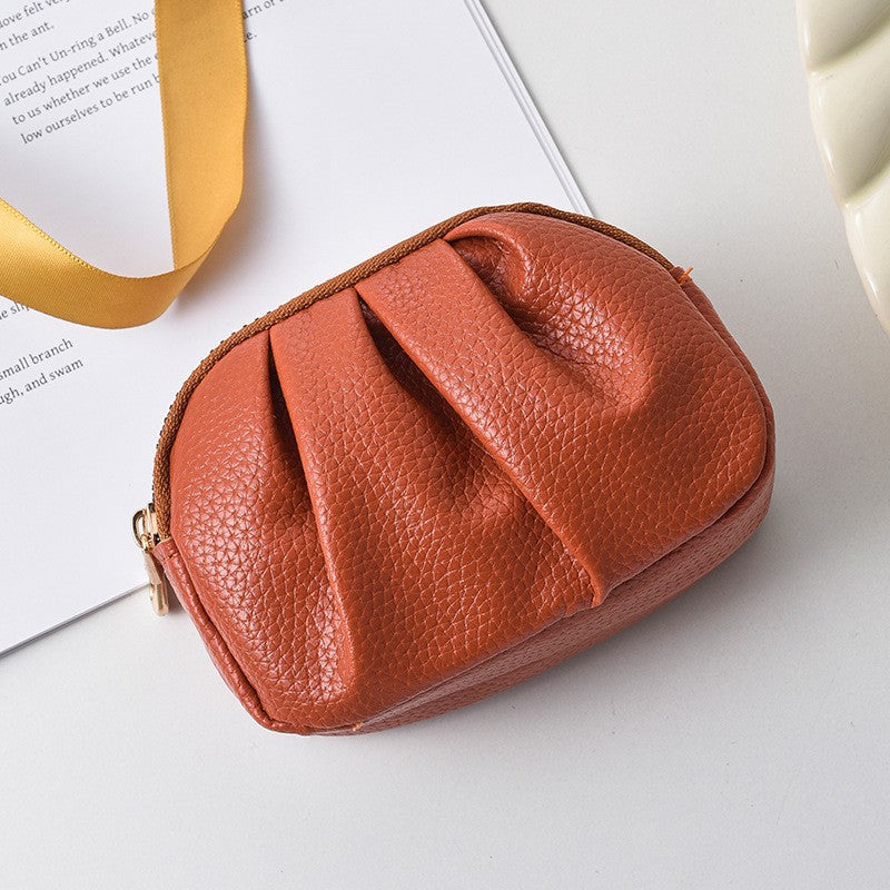 Elegant Pleated PU Clutch Bag for Women with Large Capacity, Perfect for Daily Use and Stylish Outfits