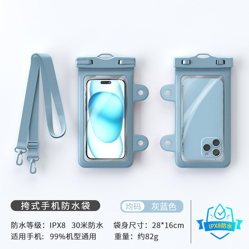 Waterproof Crossbody Phone Pouch with Touch Screen, IPX8 Rated for Swimming, Diving, Outdoor Adventures