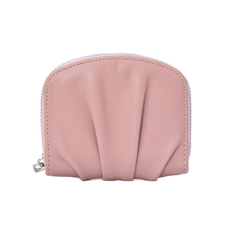 Mini Foldable Wallet for Women with Zipper Design, Lightweight and Compact, Perfect for Daily Use and Travel