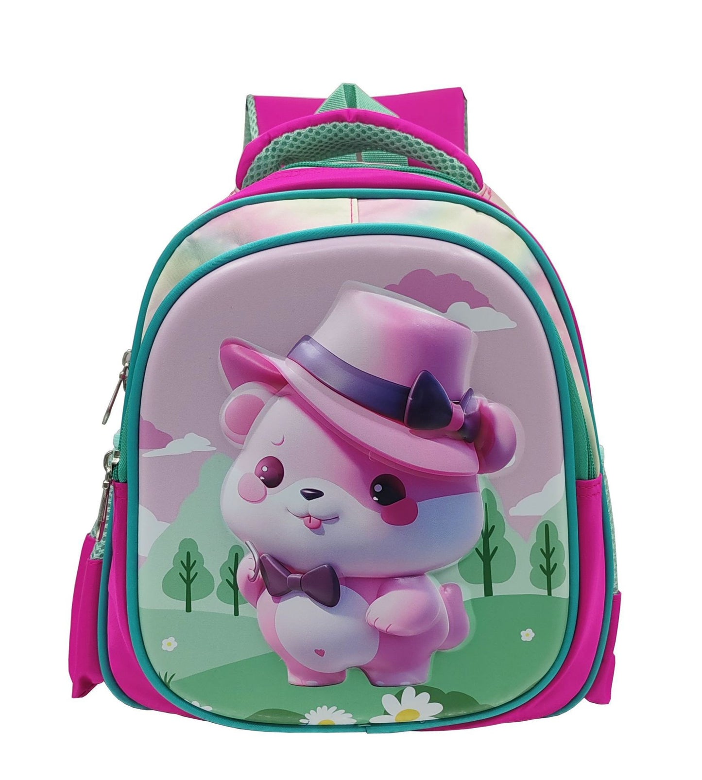 Cute Kids Backpack with Cartoon Character Design, Breathable Waterproof Oxford Fabric, Lightweight and Durable for Preschool and Elementary School