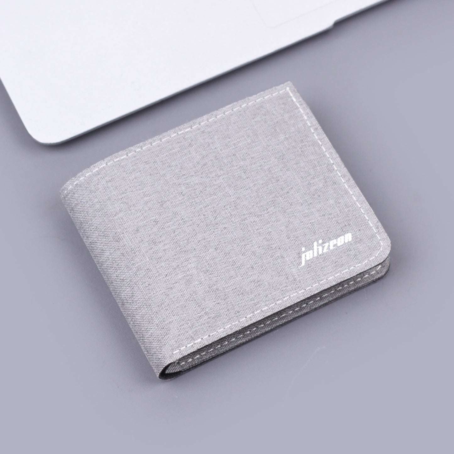 Ultra-Thin Canvas Wallet for Men with Breathable Design and Elegant Stitching Details