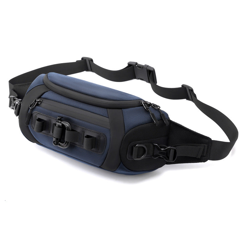 Sports Bag Men's New Mobile Phone Waist Bag Multi-Functional Chest Bag Tactical Fashion Brand Small Chest Bag