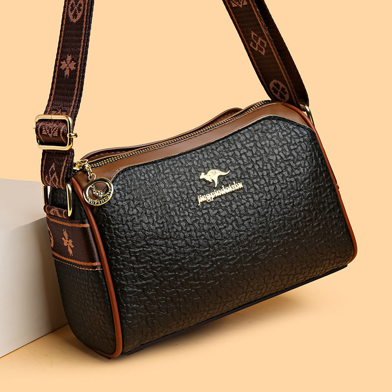 New Pillow Bag Women's Soft Leather High-Grade Large Capacity Fashion All-Match Shoulder Messenger Bag
