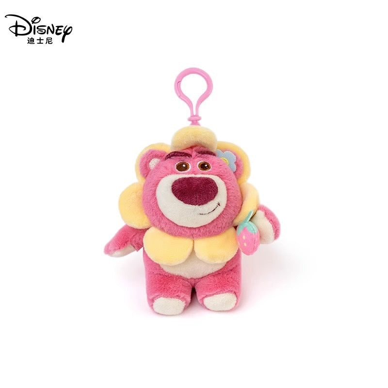 Girls Crossbody Bag Strawberry Bear Plush Head-Shaped Satchel Cute Animal Shape