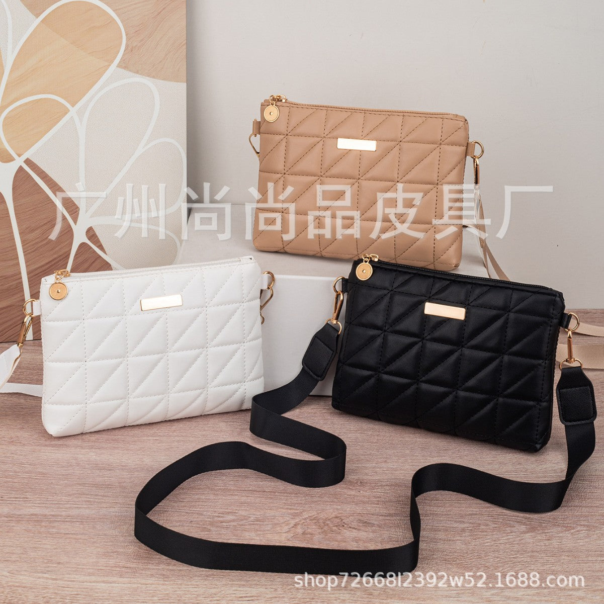 Messenger Bag Women's Urban Simple Refreshing Stylish Coin Clutch Portable Mini Phone Bag