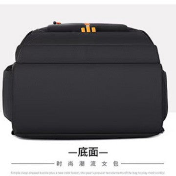 Men's Large Capacity Backpack Airpillow Straps Breathable Design Suitable for Business Travel Students Daily Use
