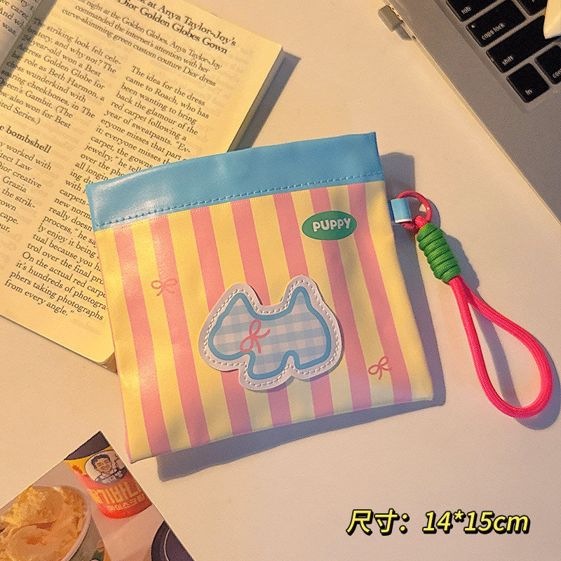 Cute Sanitary Napkin Bag Students Go out Portable Sanitary Napkin Small Bag Large Capacity Buggy Bag Aunt Towel Storage Bag
