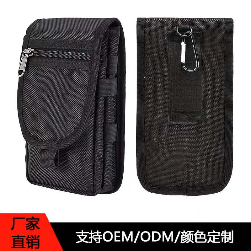 Multifunctional Waist Bag with Zipper Pocket and Pen Holder for Everyday Use