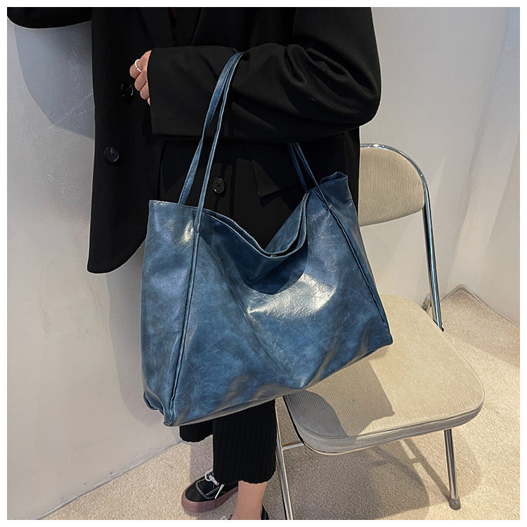 new bags women¡¯s new handbag retro easy matching shoulder bag casual tote big bag