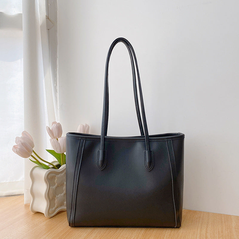 Tote Bag Women's Commuter Texture New Versatile Korean Style Shoulder Underarm Temperament Handbag